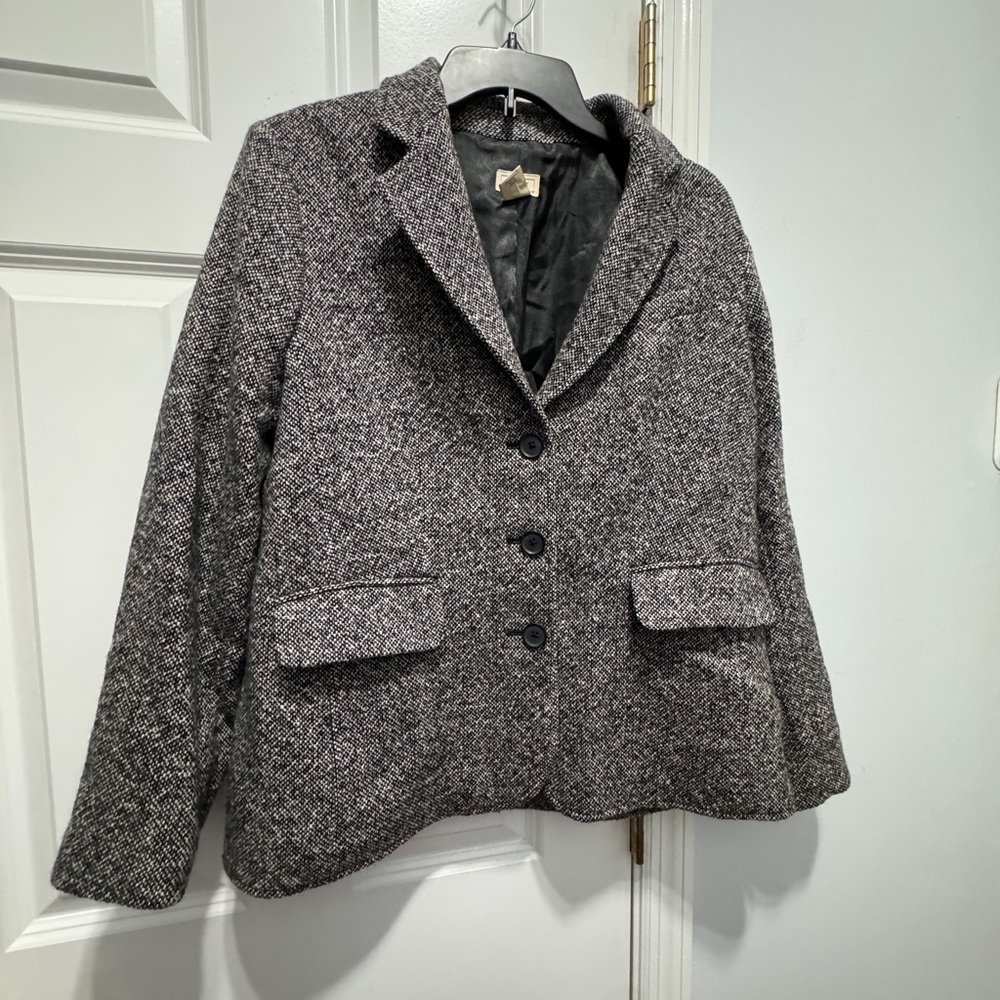 LL.Besn size 14P tweed blazer jacket